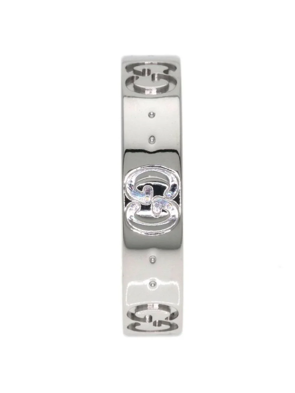 Gucci Icon Ring 18k White Gold
